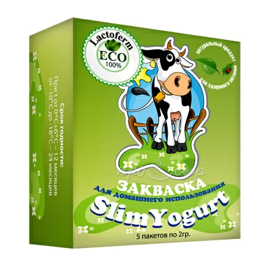 Закваска для приготовления йогурта SlimYogurt